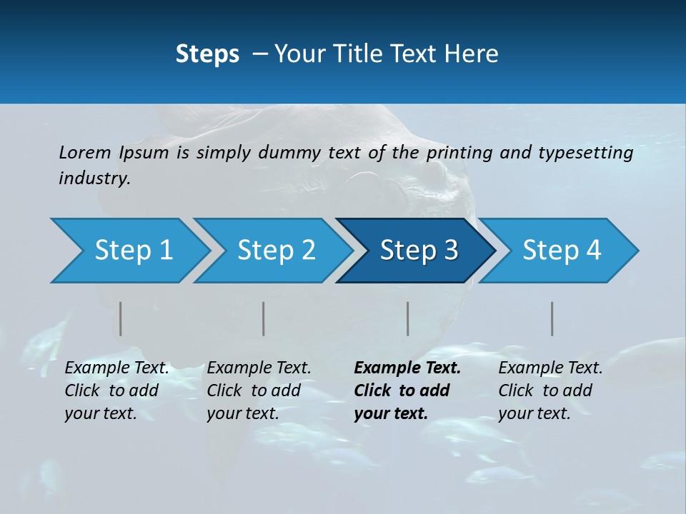 Ocean Portrait Water PowerPoint Template