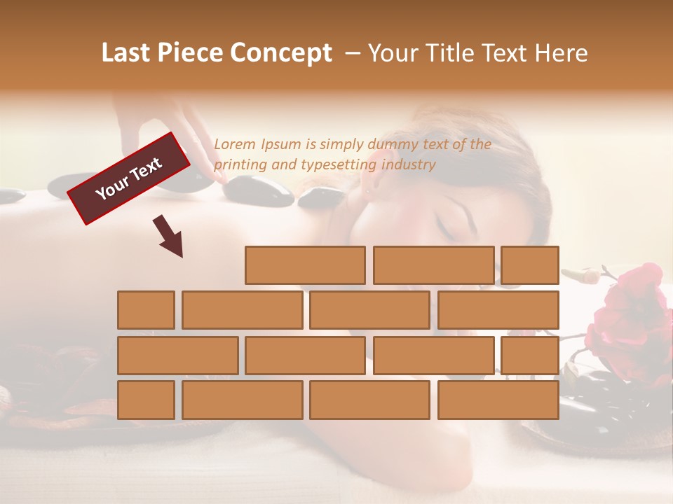 Senior Caucasian Sea PowerPoint Template