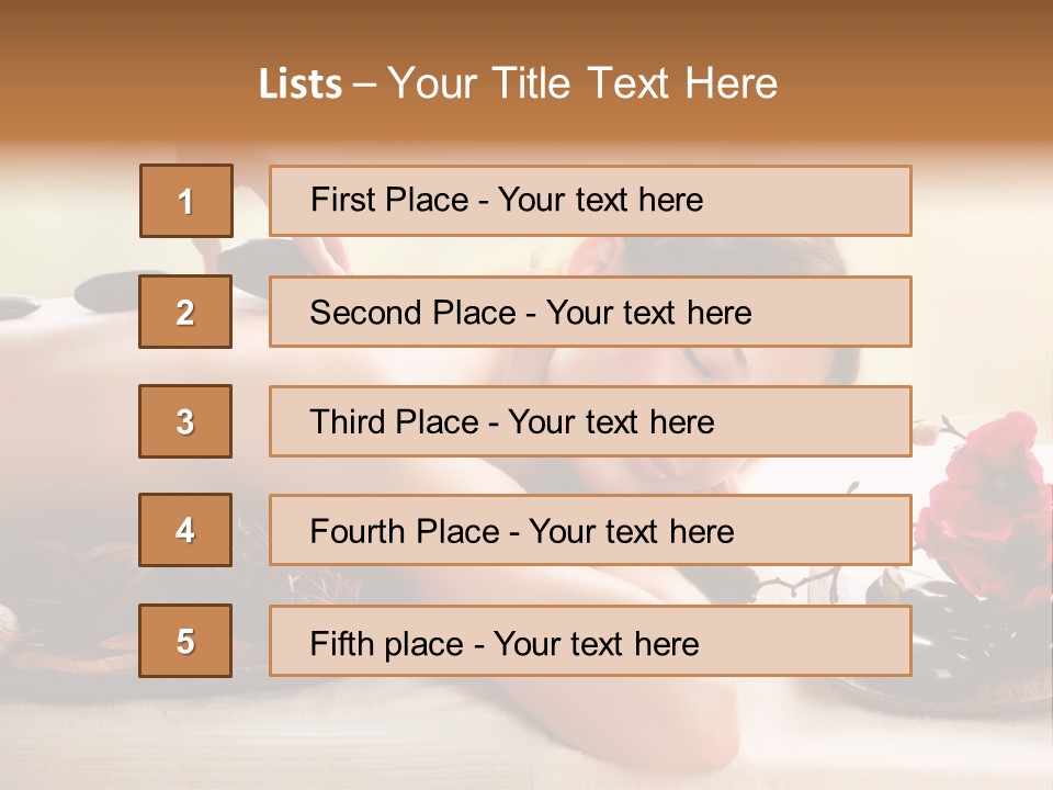 Senior Caucasian Sea PowerPoint Template