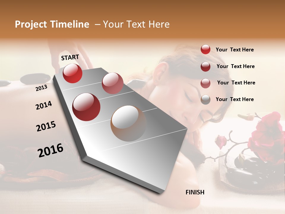 Senior Caucasian Sea PowerPoint Template