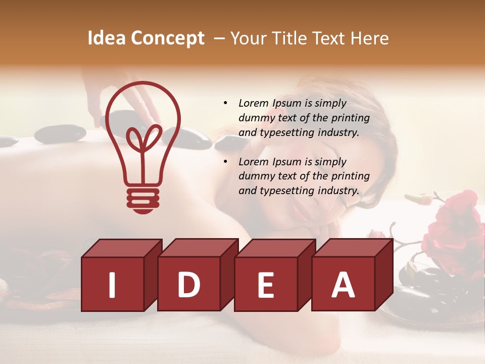 Senior Caucasian Sea PowerPoint Template