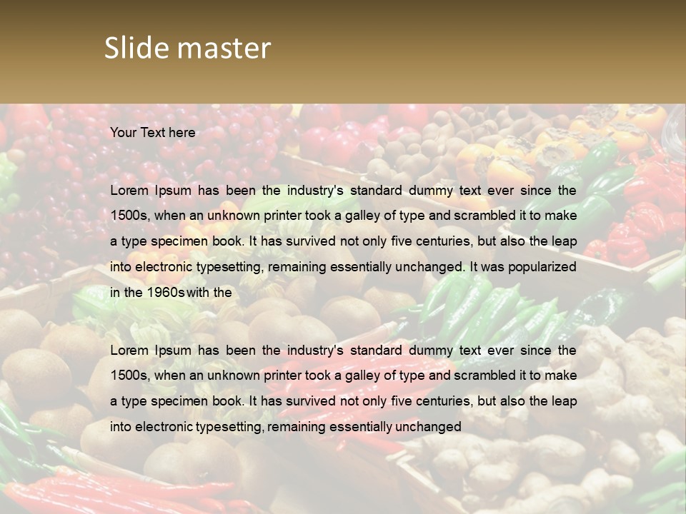 Sunset Single Beach PowerPoint Template