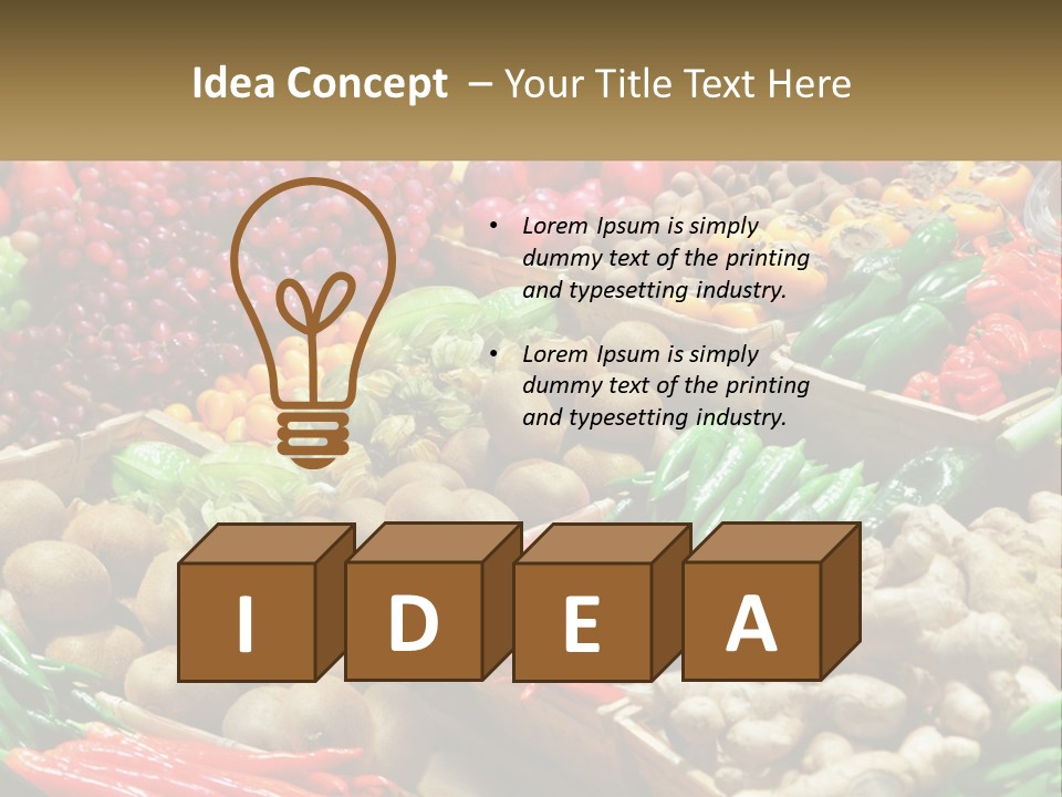 Sunset Single Beach PowerPoint Template