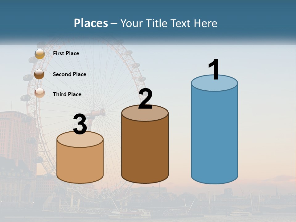 Lifestyle Calm Water PowerPoint Template