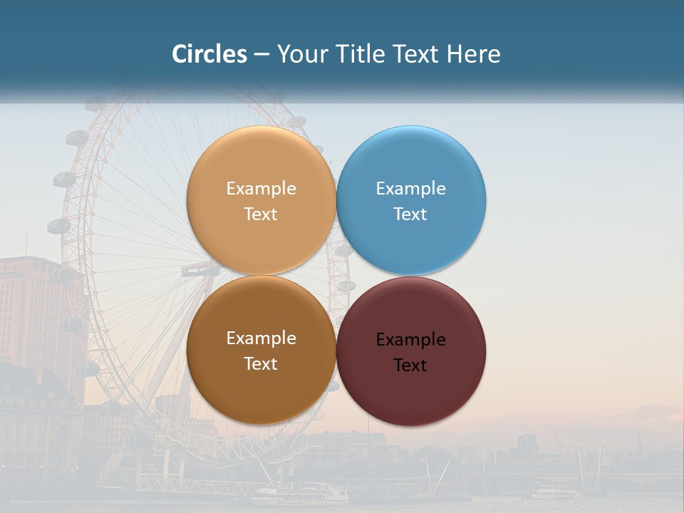 Lifestyle Calm Water PowerPoint Template