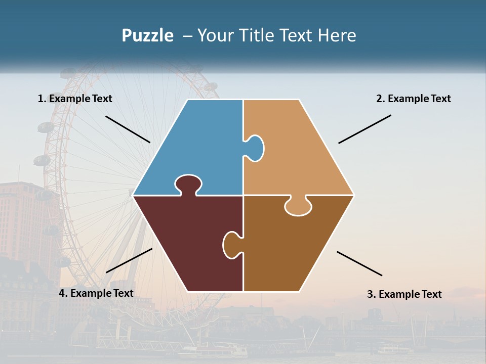 Lifestyle Calm Water PowerPoint Template