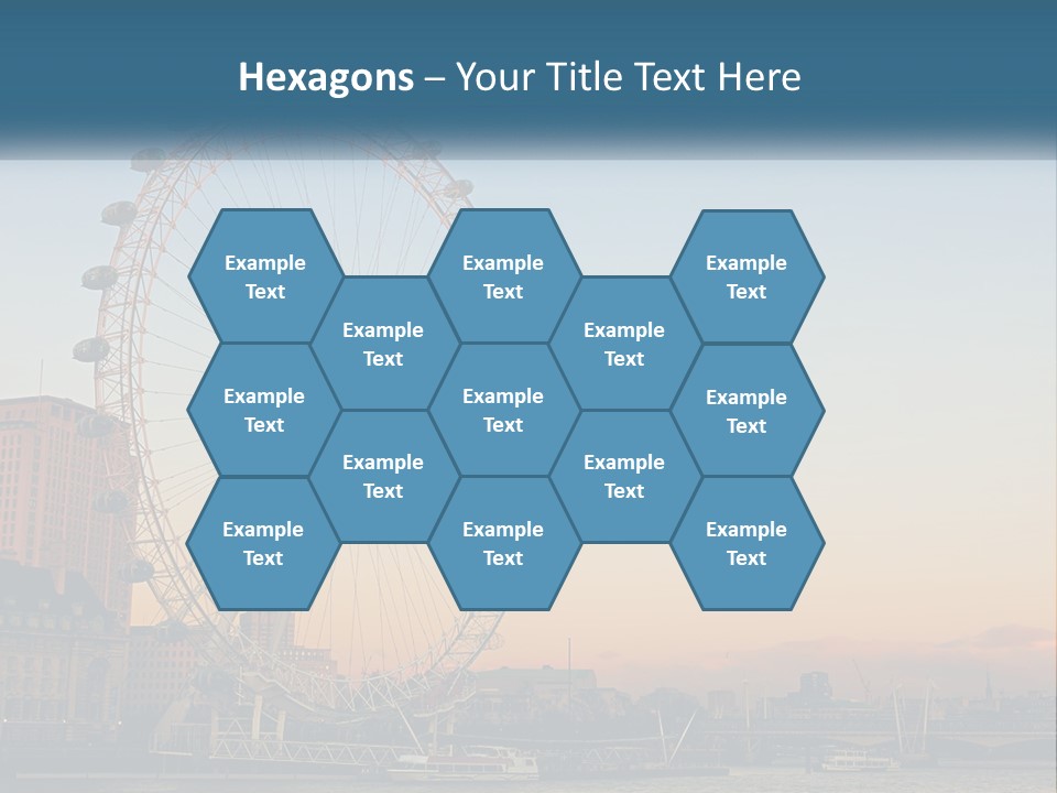 Lifestyle Calm Water PowerPoint Template