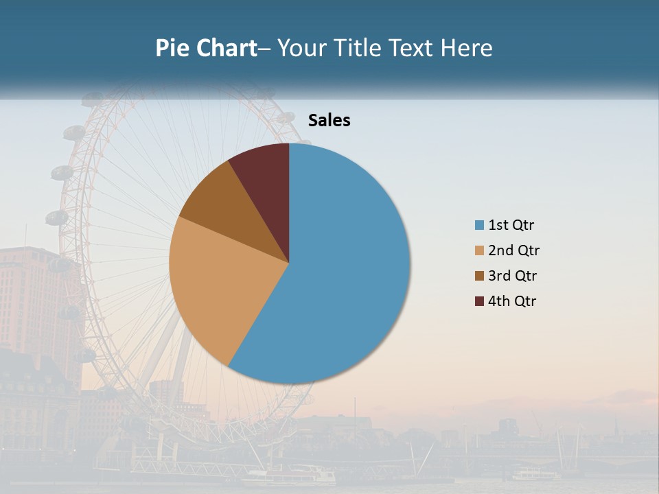 Lifestyle Calm Water PowerPoint Template