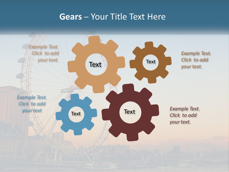 Lifestyle Calm Water PowerPoint Template