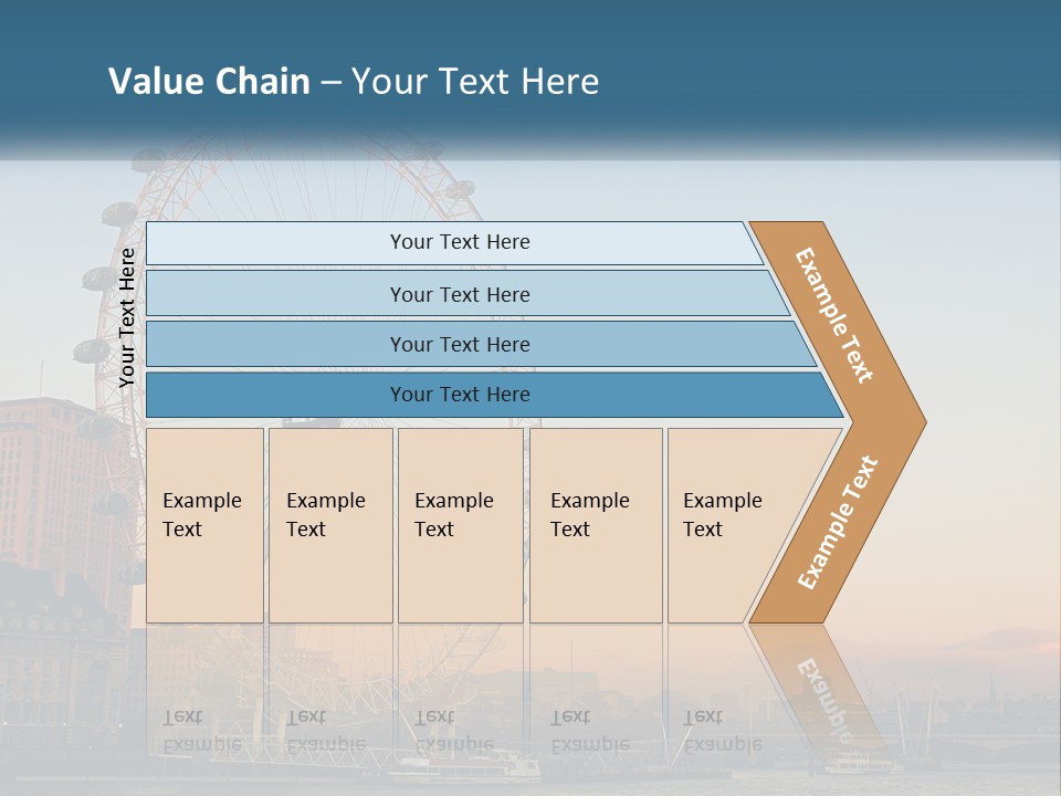 Lifestyle Calm Water PowerPoint Template