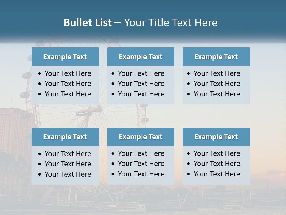 Lifestyle Calm Water PowerPoint Template