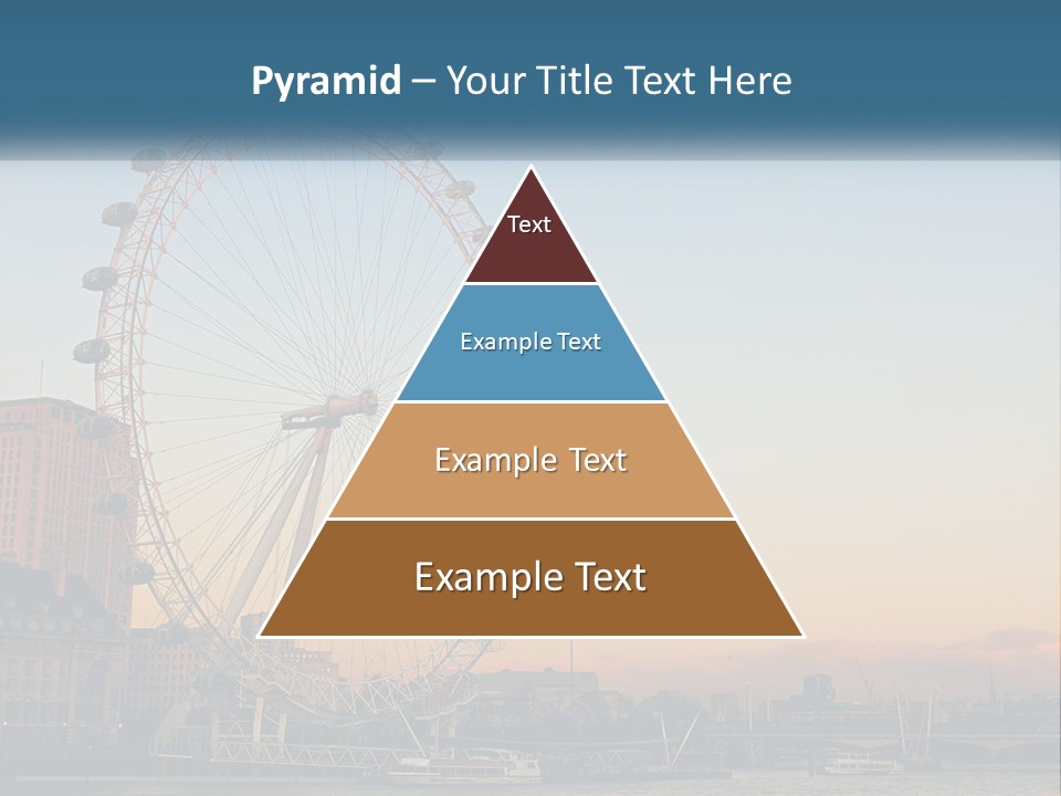 Lifestyle Calm Water PowerPoint Template