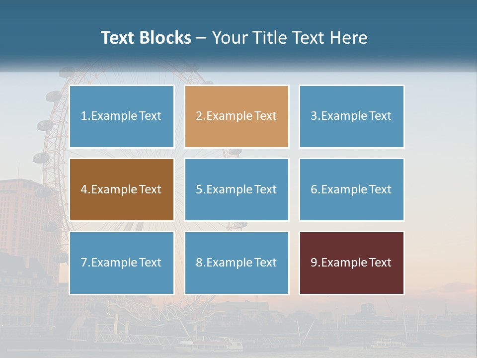 Lifestyle Calm Water PowerPoint Template