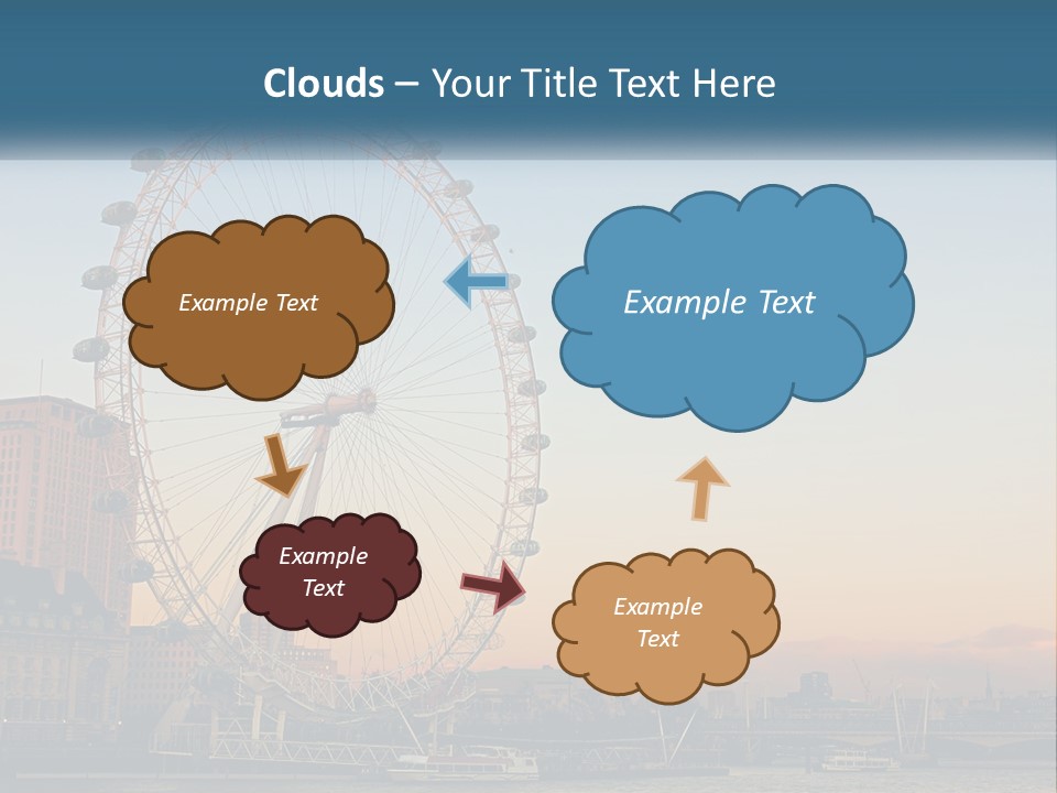 Lifestyle Calm Water PowerPoint Template