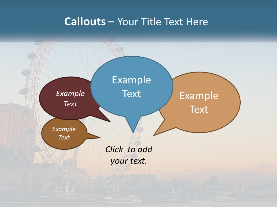 Lifestyle Calm Water PowerPoint Template