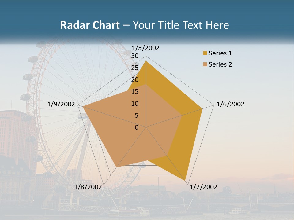 Lifestyle Calm Water PowerPoint Template