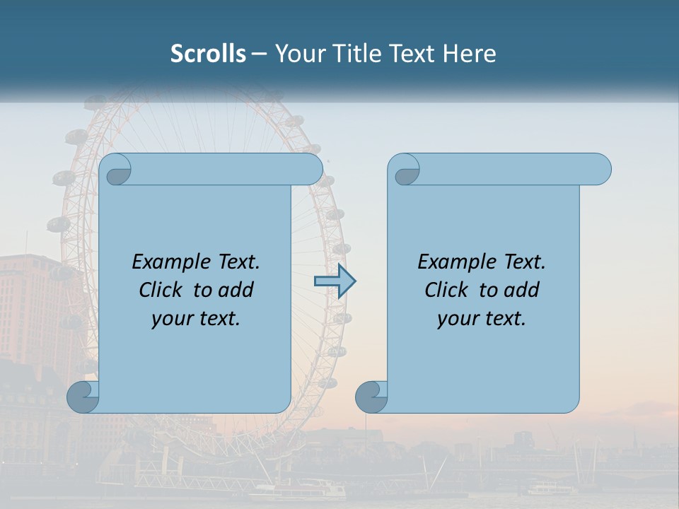 Lifestyle Calm Water PowerPoint Template