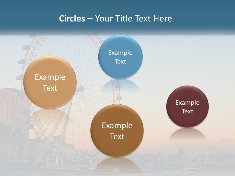 Lifestyle Calm Water PowerPoint Template