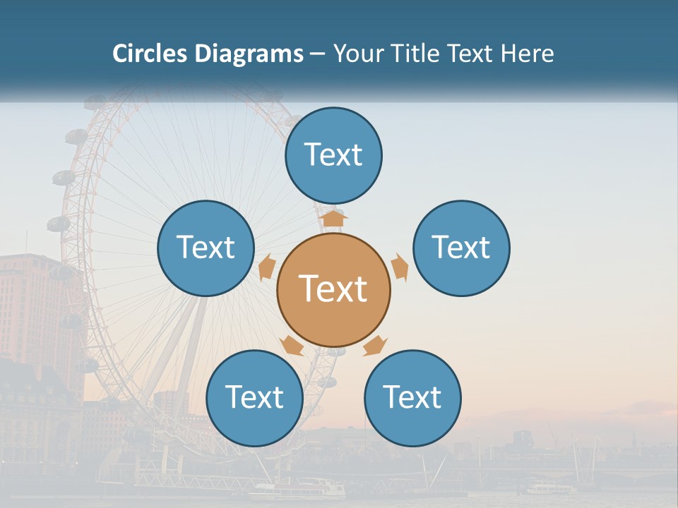 Lifestyle Calm Water PowerPoint Template