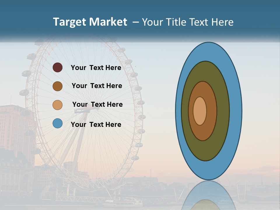 Lifestyle Calm Water PowerPoint Template