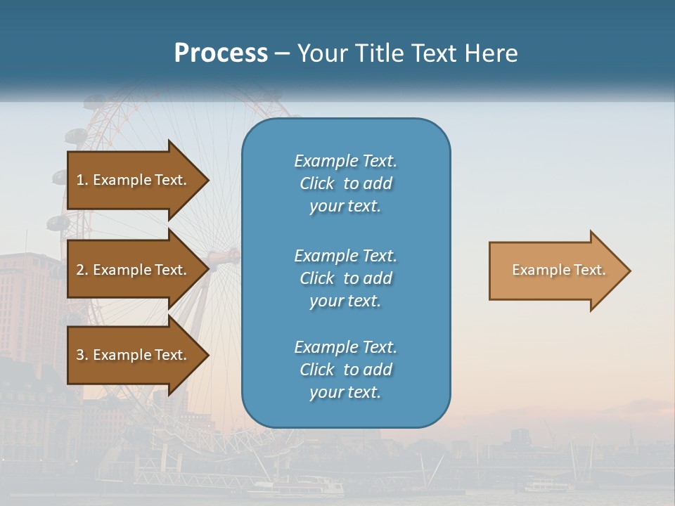 Lifestyle Calm Water PowerPoint Template