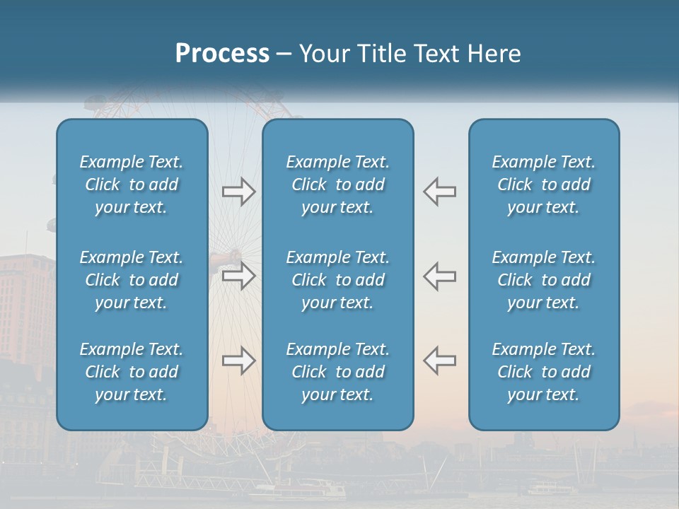Lifestyle Calm Water PowerPoint Template