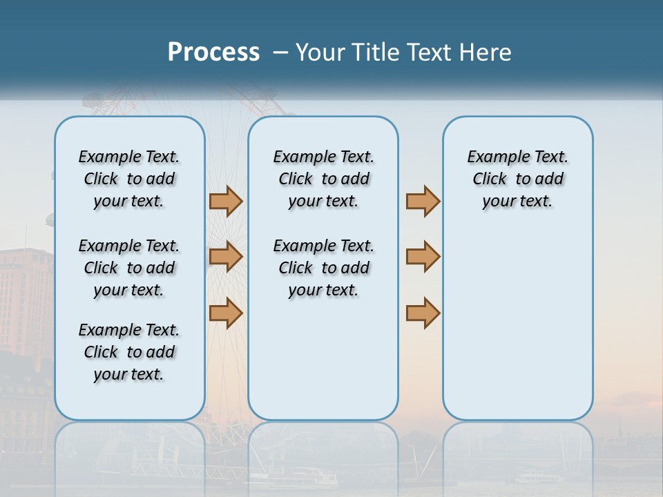 Lifestyle Calm Water PowerPoint Template