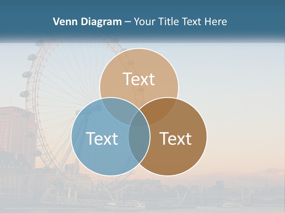 Lifestyle Calm Water PowerPoint Template