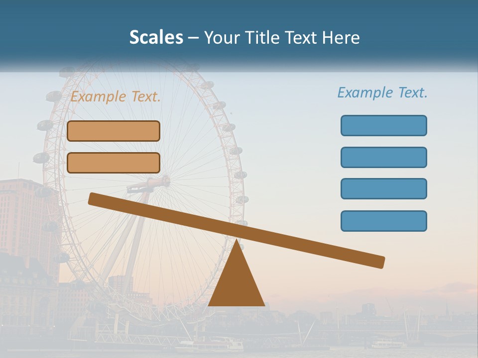 Lifestyle Calm Water PowerPoint Template