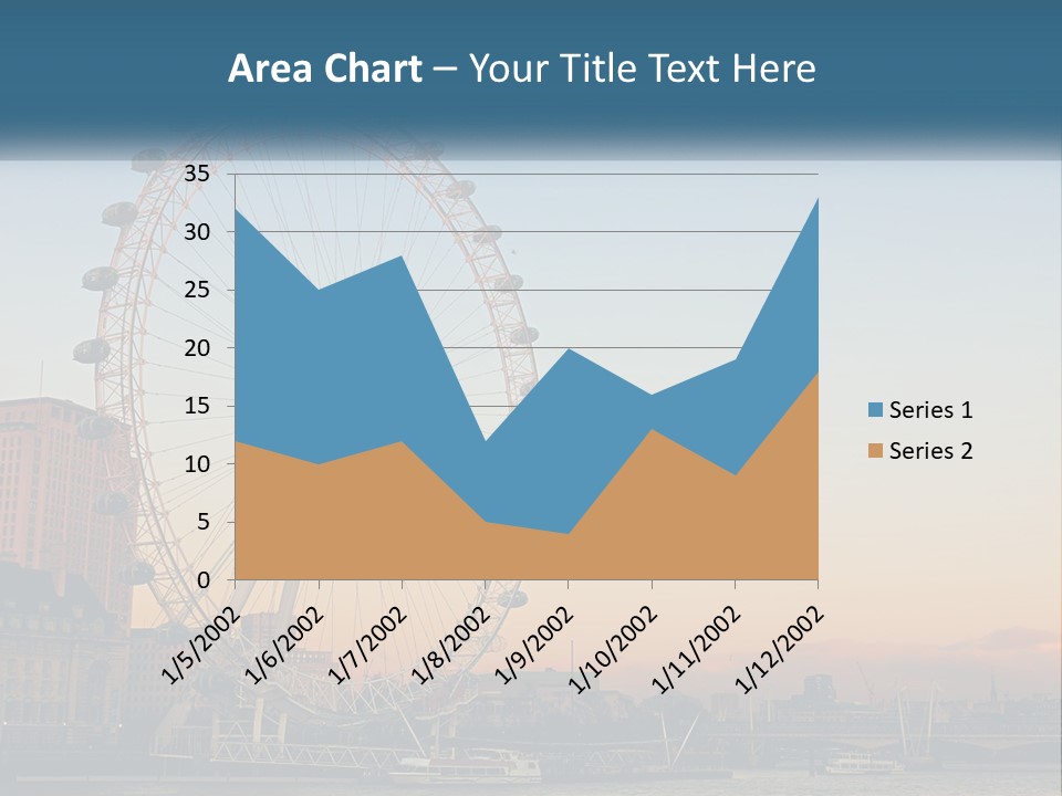 Lifestyle Calm Water PowerPoint Template