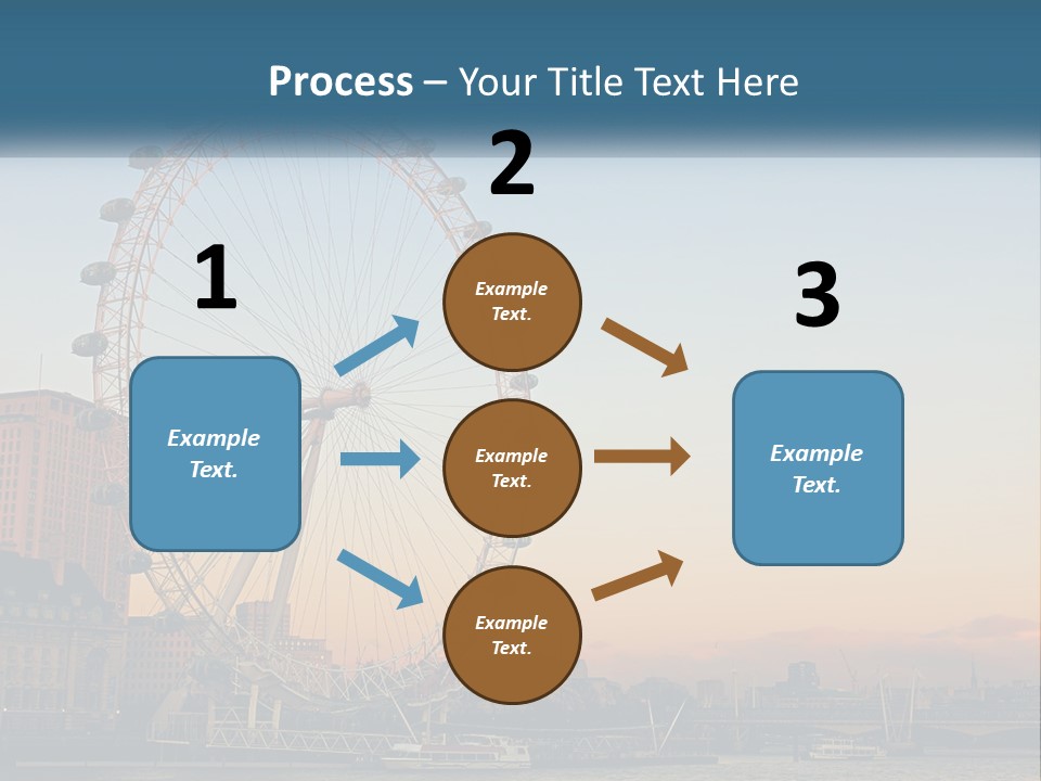 Lifestyle Calm Water PowerPoint Template