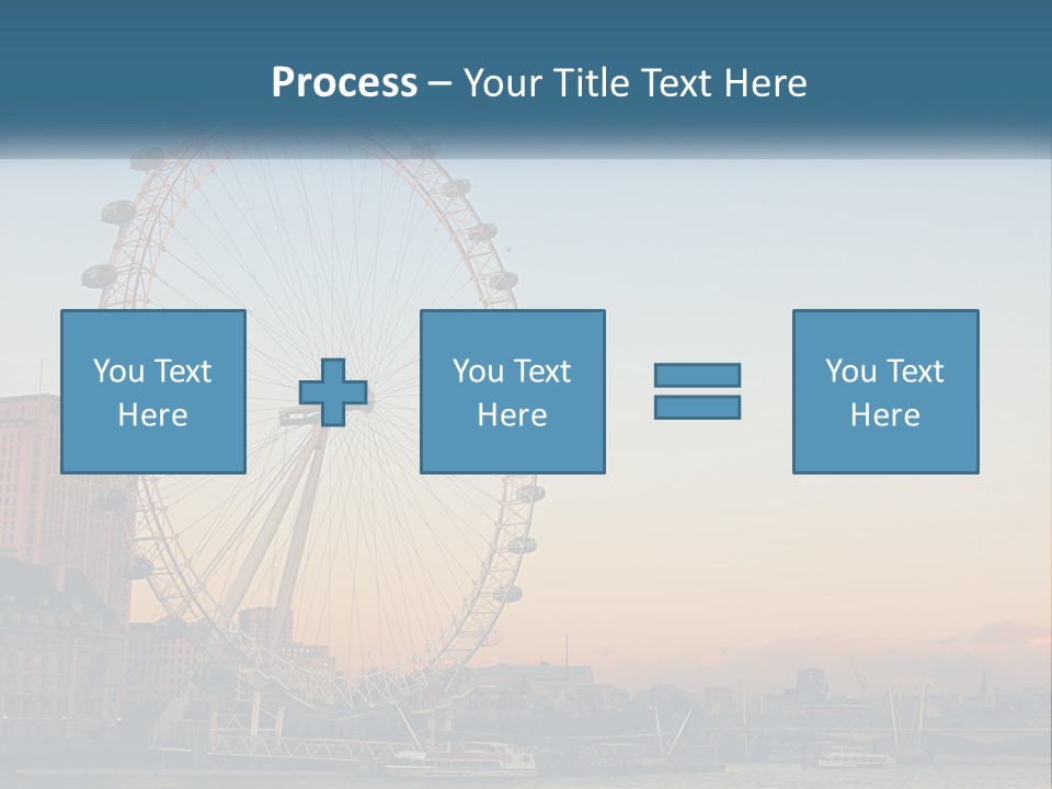 Lifestyle Calm Water PowerPoint Template