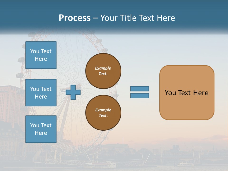 Lifestyle Calm Water PowerPoint Template