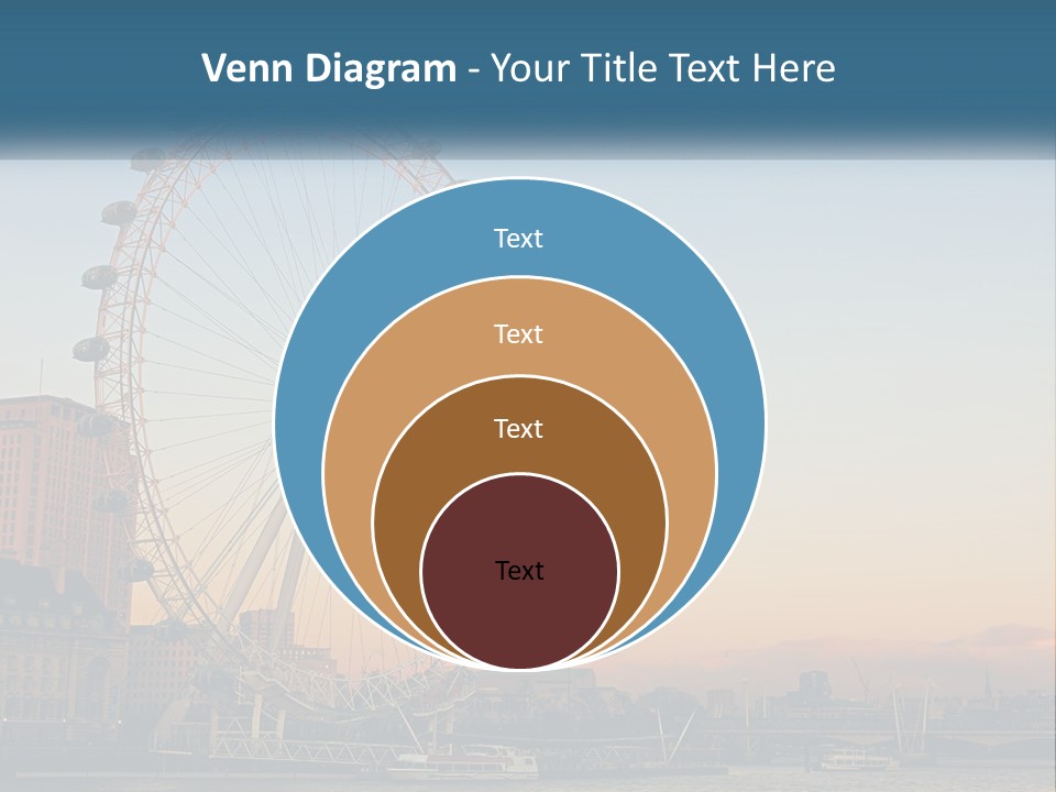 Lifestyle Calm Water PowerPoint Template