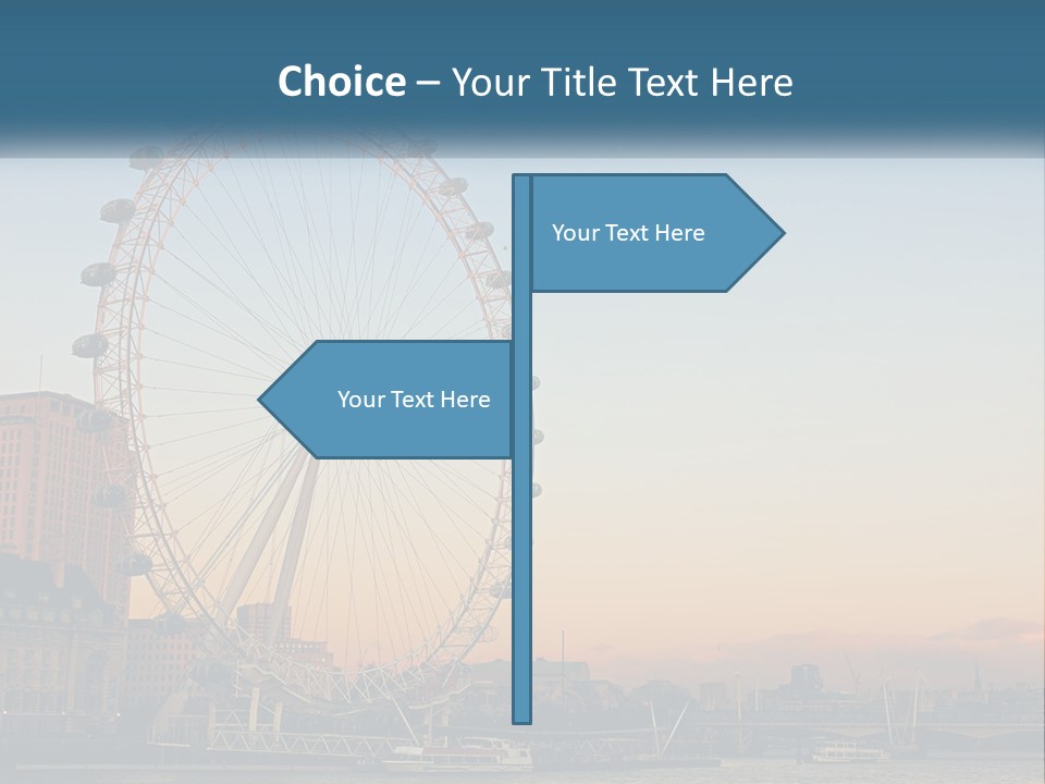 Lifestyle Calm Water PowerPoint Template