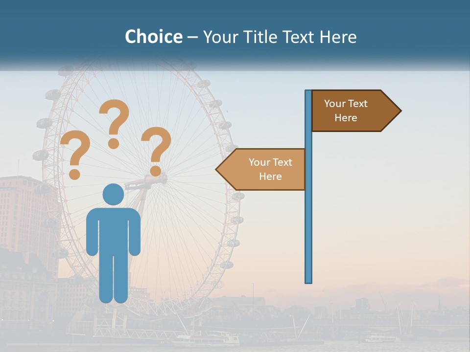 Lifestyle Calm Water PowerPoint Template