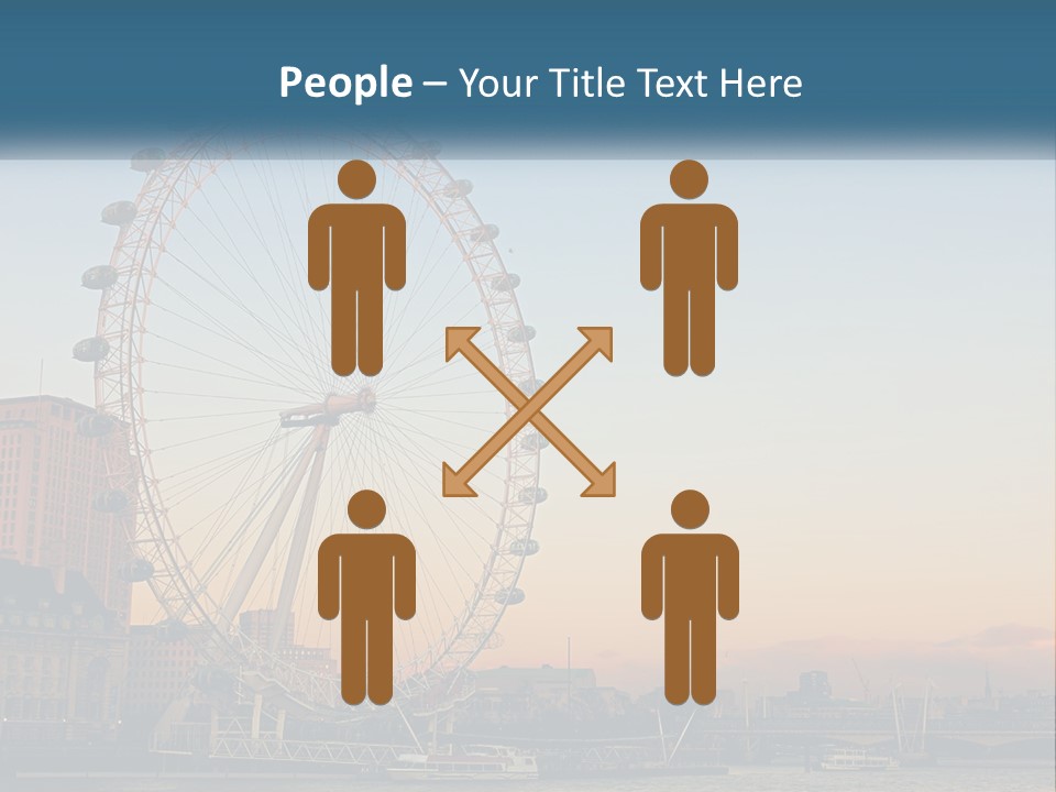 Lifestyle Calm Water PowerPoint Template