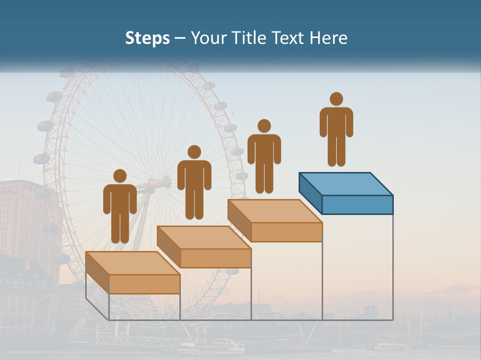 Lifestyle Calm Water PowerPoint Template