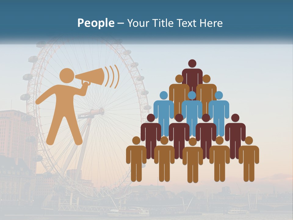 Lifestyle Calm Water PowerPoint Template