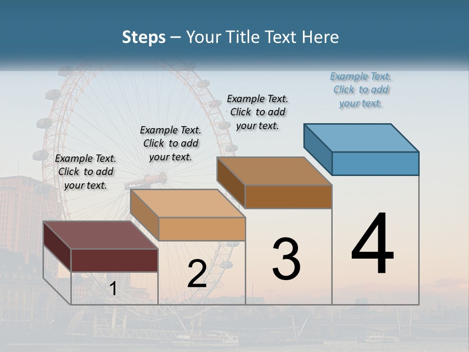 Lifestyle Calm Water PowerPoint Template