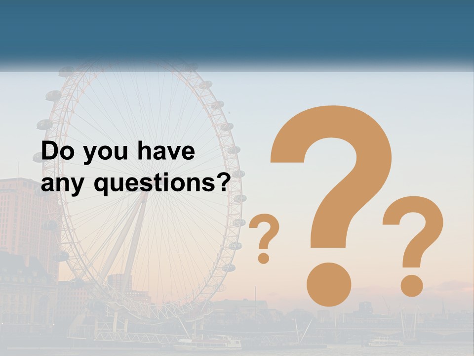 Lifestyle Calm Water PowerPoint Template