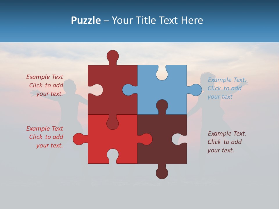 Peaceful Elderly Pensioner PowerPoint Template