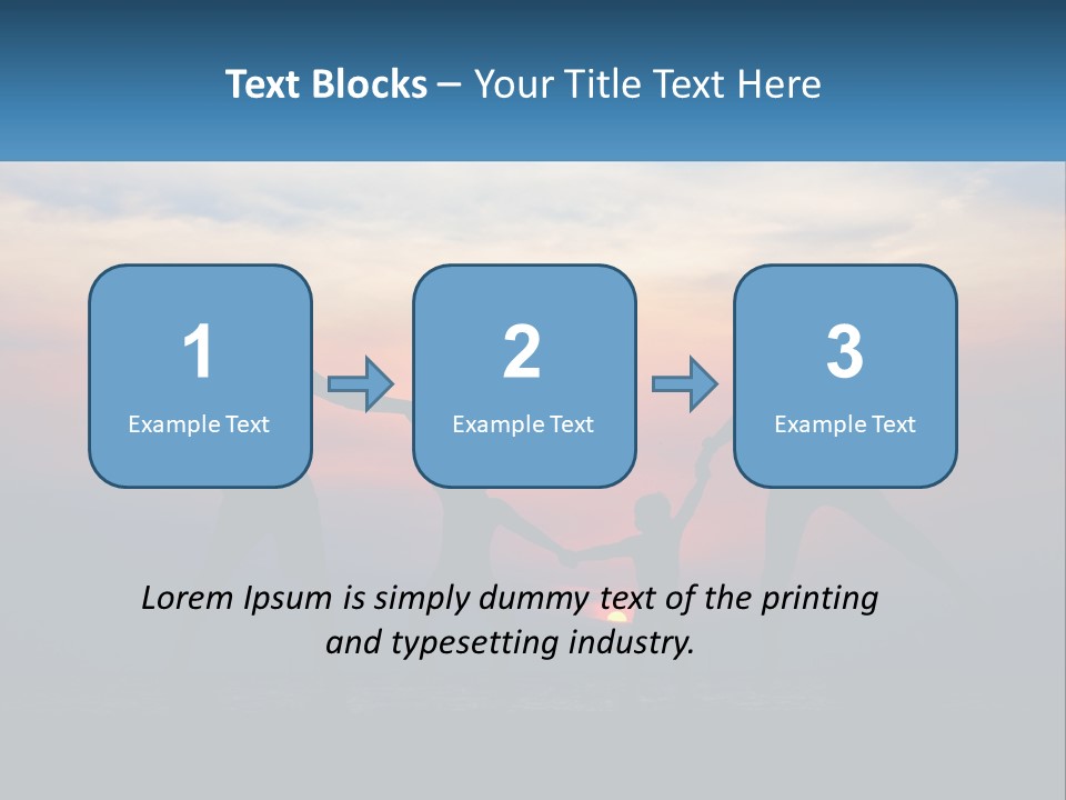 Peaceful Elderly Pensioner PowerPoint Template