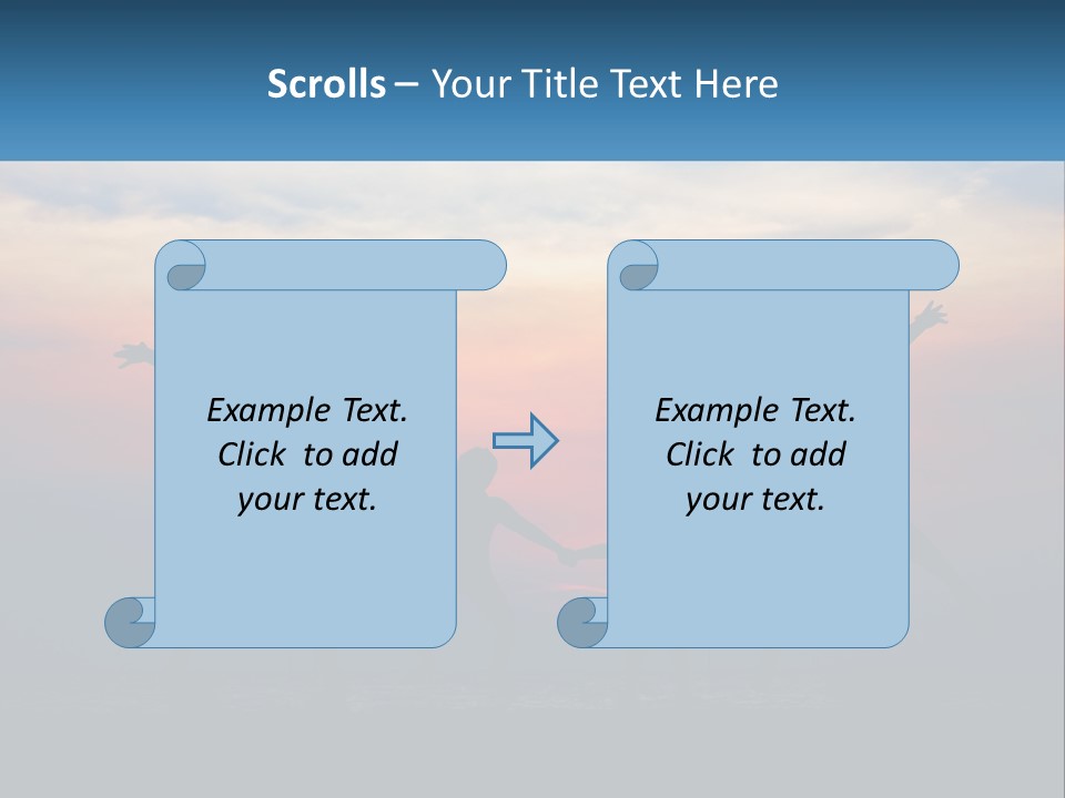 Peaceful Elderly Pensioner PowerPoint Template