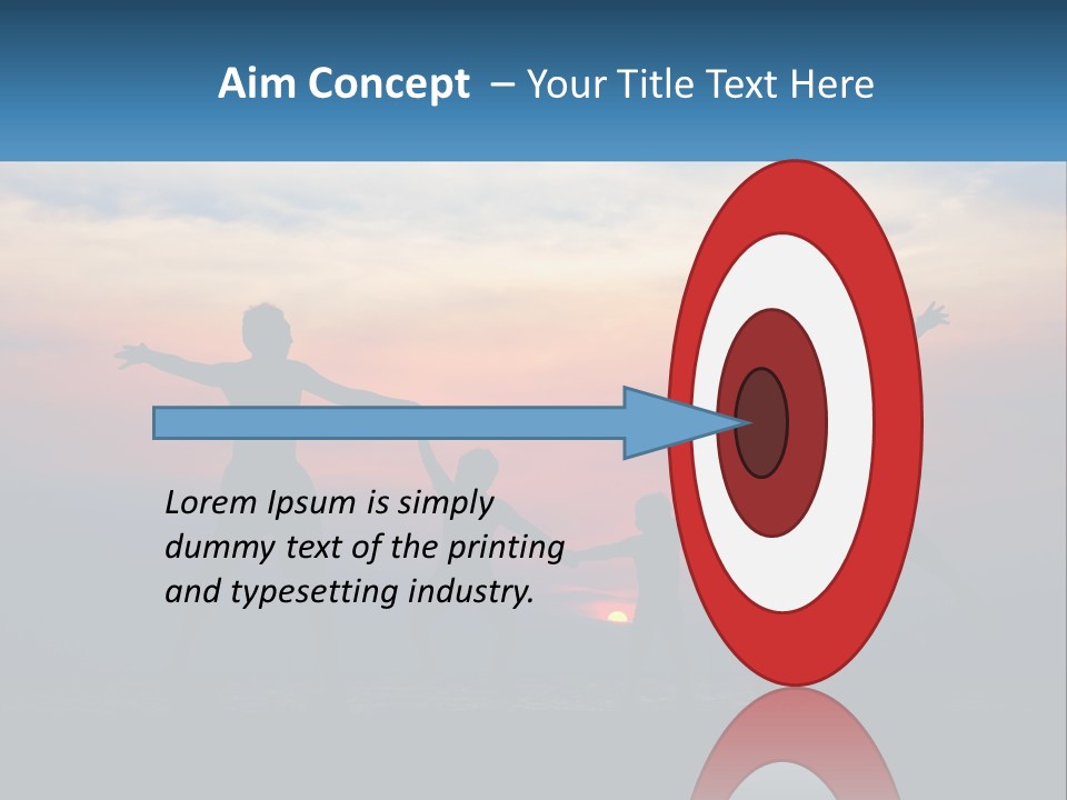 Peaceful Elderly Pensioner PowerPoint Template