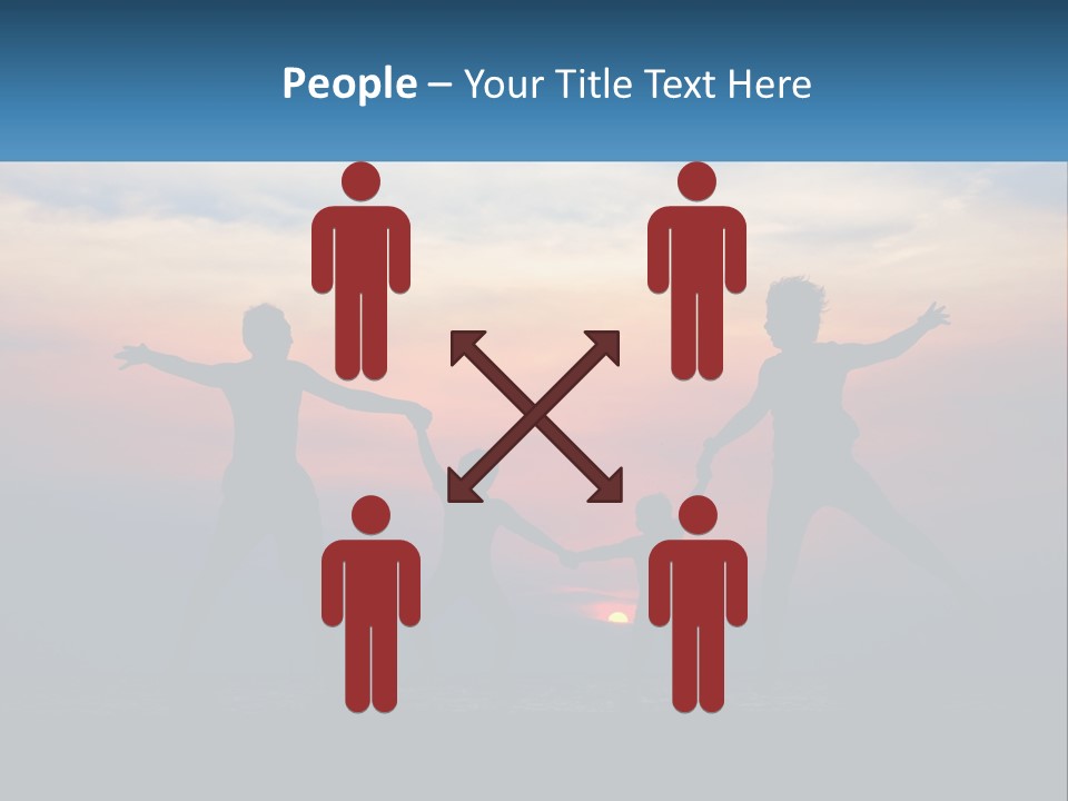 Peaceful Elderly Pensioner PowerPoint Template