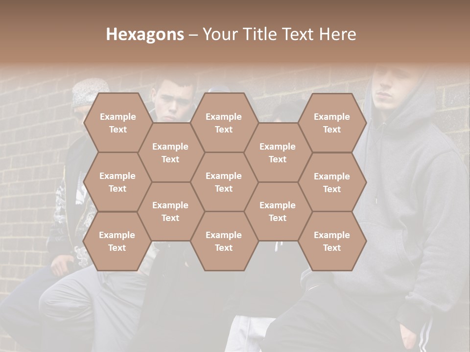 Standing Life Older PowerPoint Template