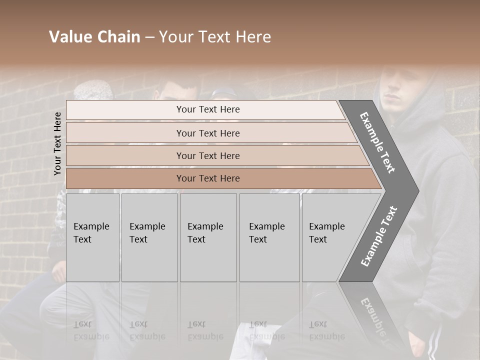 Standing Life Older PowerPoint Template
