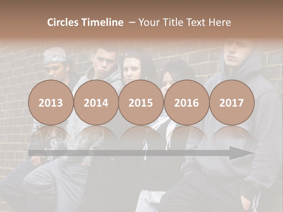 Standing Life Older PowerPoint Template