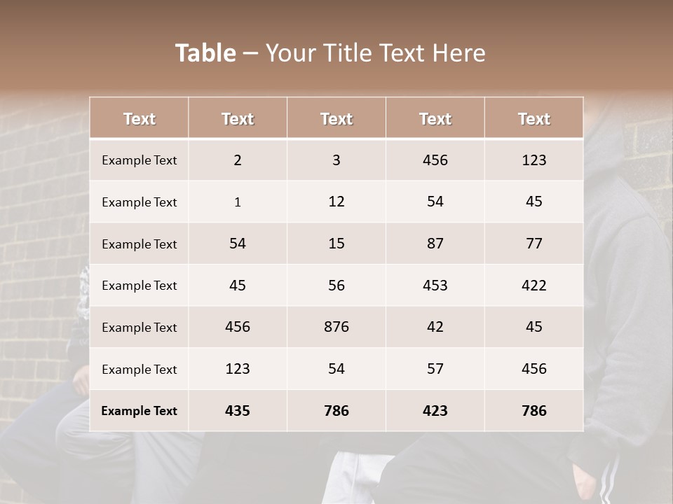 Standing Life Older PowerPoint Template